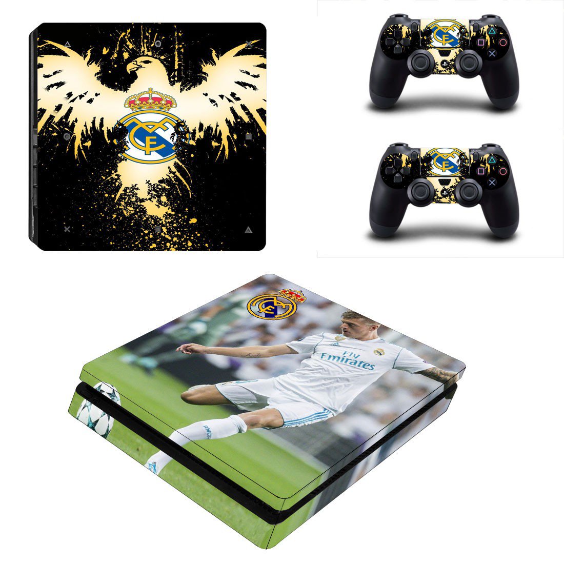 Skin Cover for PS4 Slim - Real Madrid