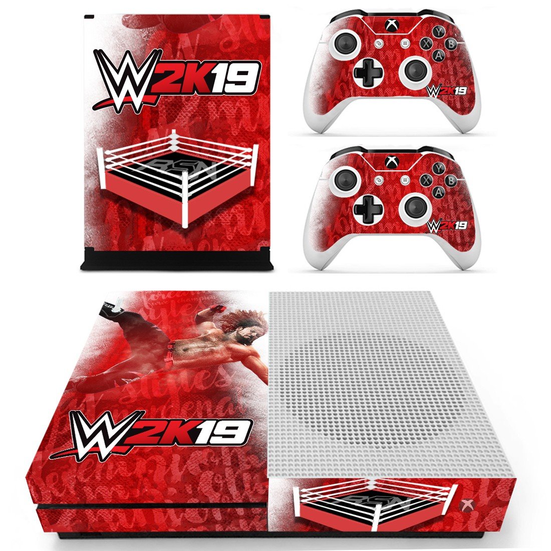 Skin Cover for Xbox One S - WWE 2K19