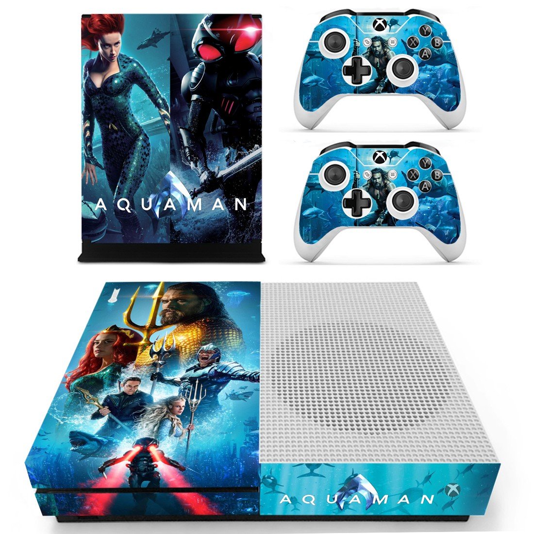 Xbox One S Skin Cover - AquaMan