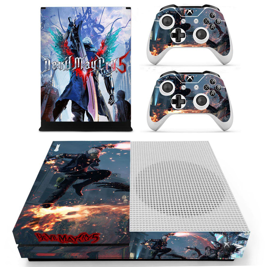 Xbox One S Skin Cover - Devil May Cry 5