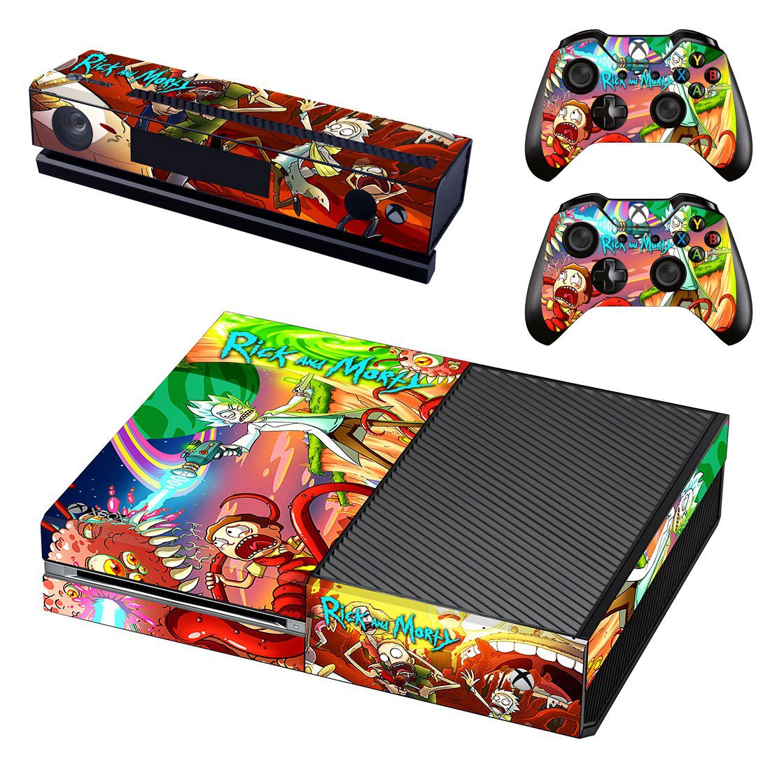 Rick and Morty Sticker For Xbox One And Controllers