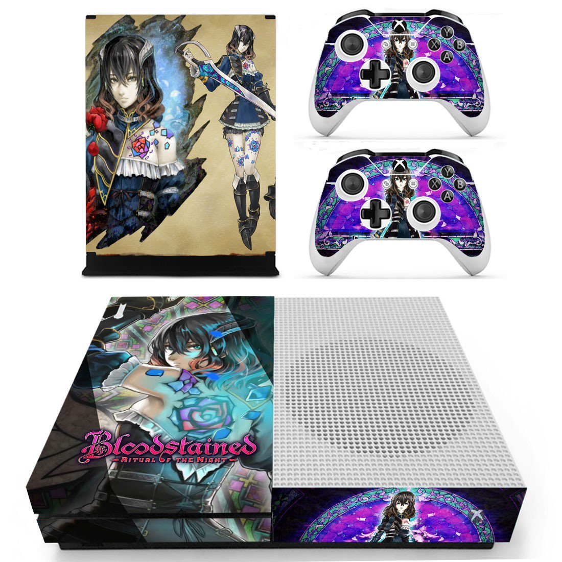 Skin Cover for Xbox One S - Bloodstained Ritual of the Night Design 1