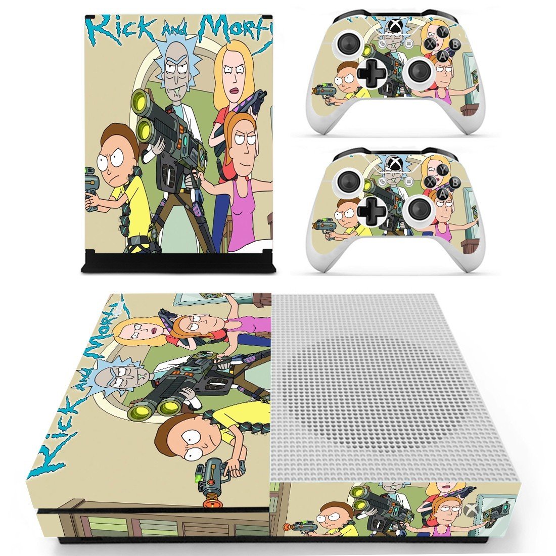 Skin Cover for Xbox One S - Rick and Morty Design 3