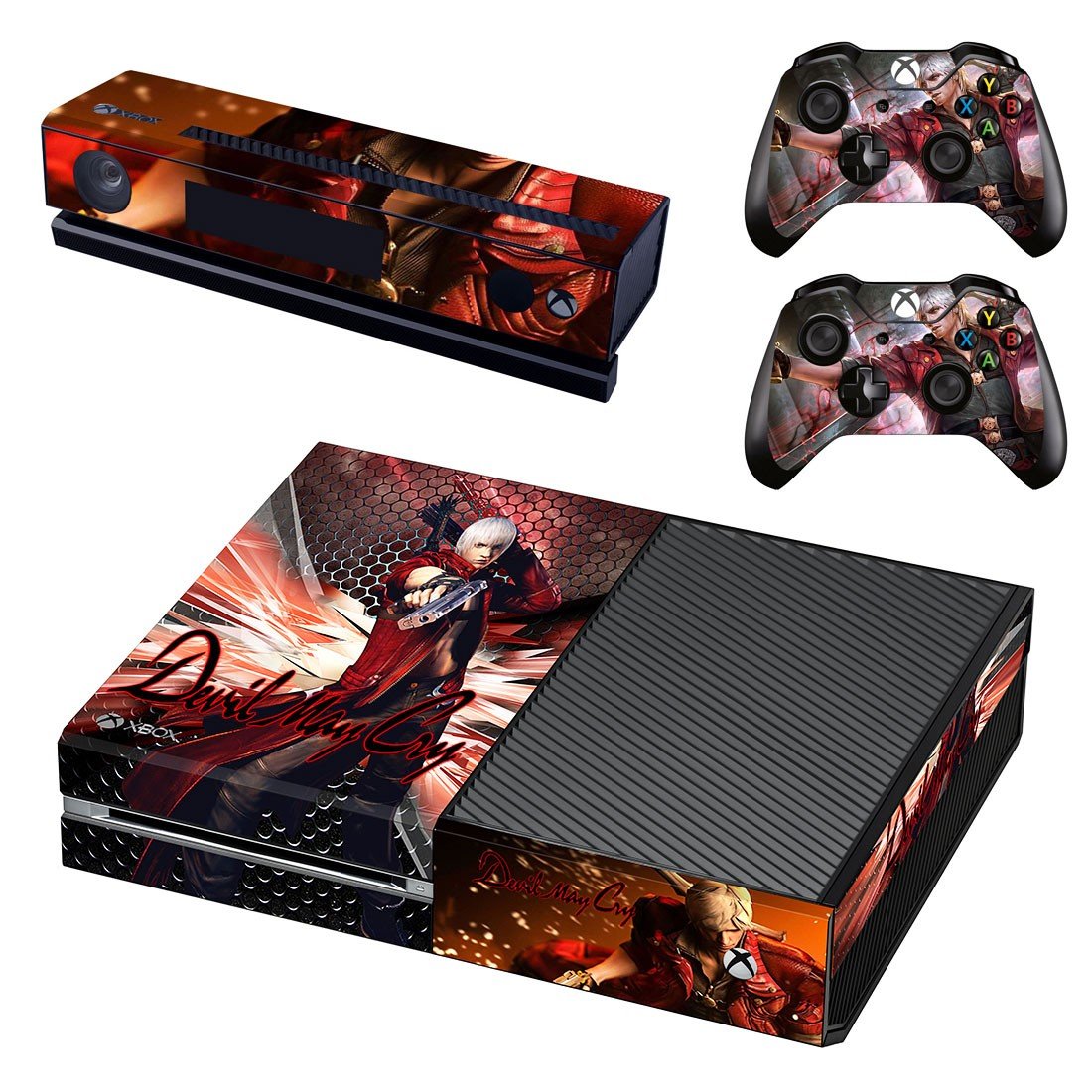 Xbox One And Controllers Skin Cover Devil May Cry 5 Design 1