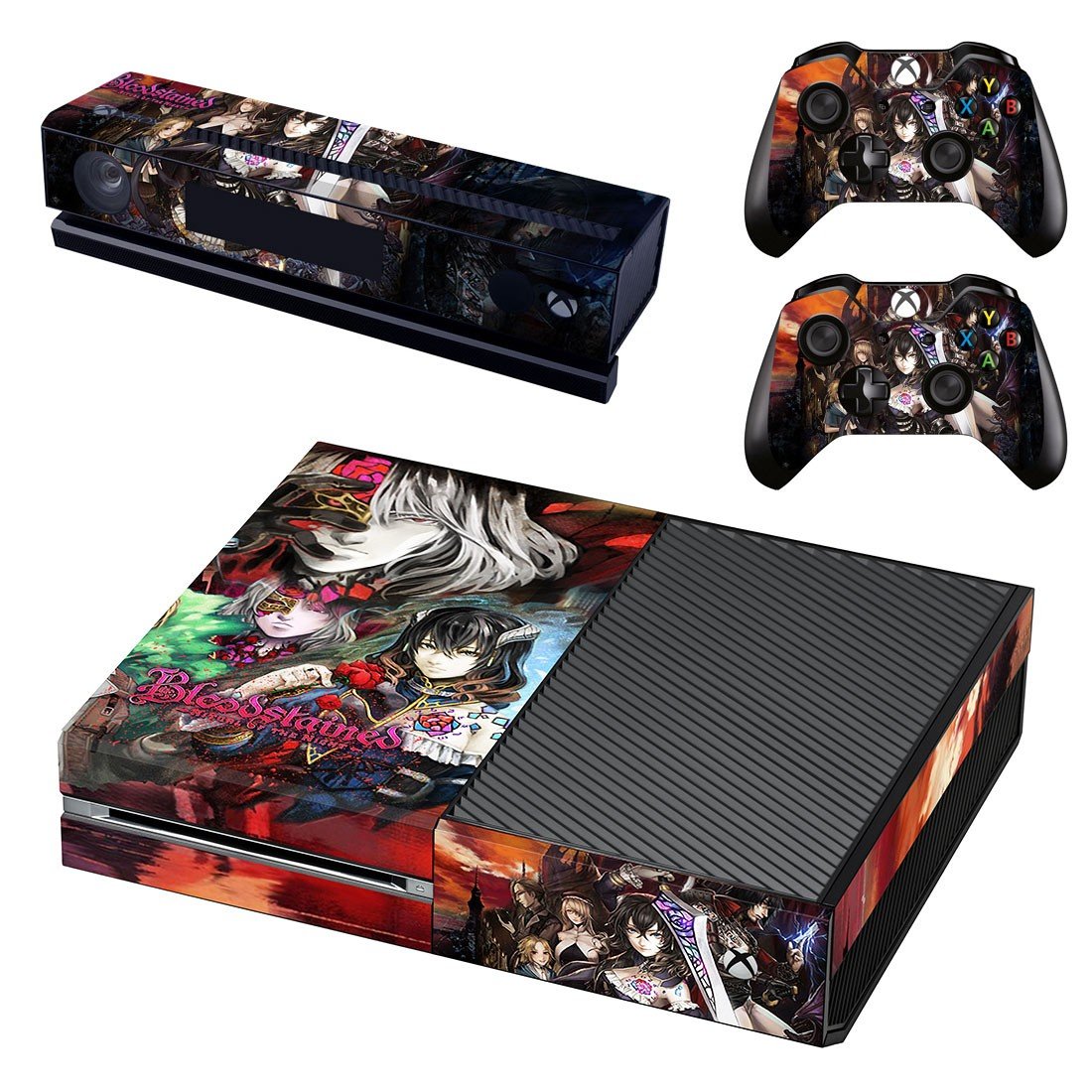 Xbox One And Controllers Skin Sticker - Bloodstained Ritual Of The Night