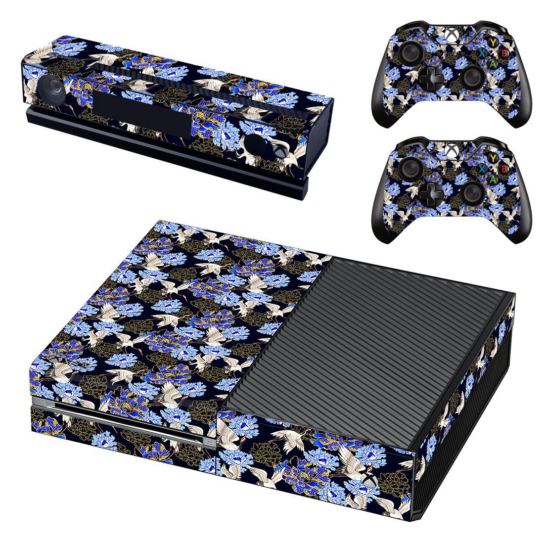 Xbox One And Controllers Skin Sticker - Colors Leaves