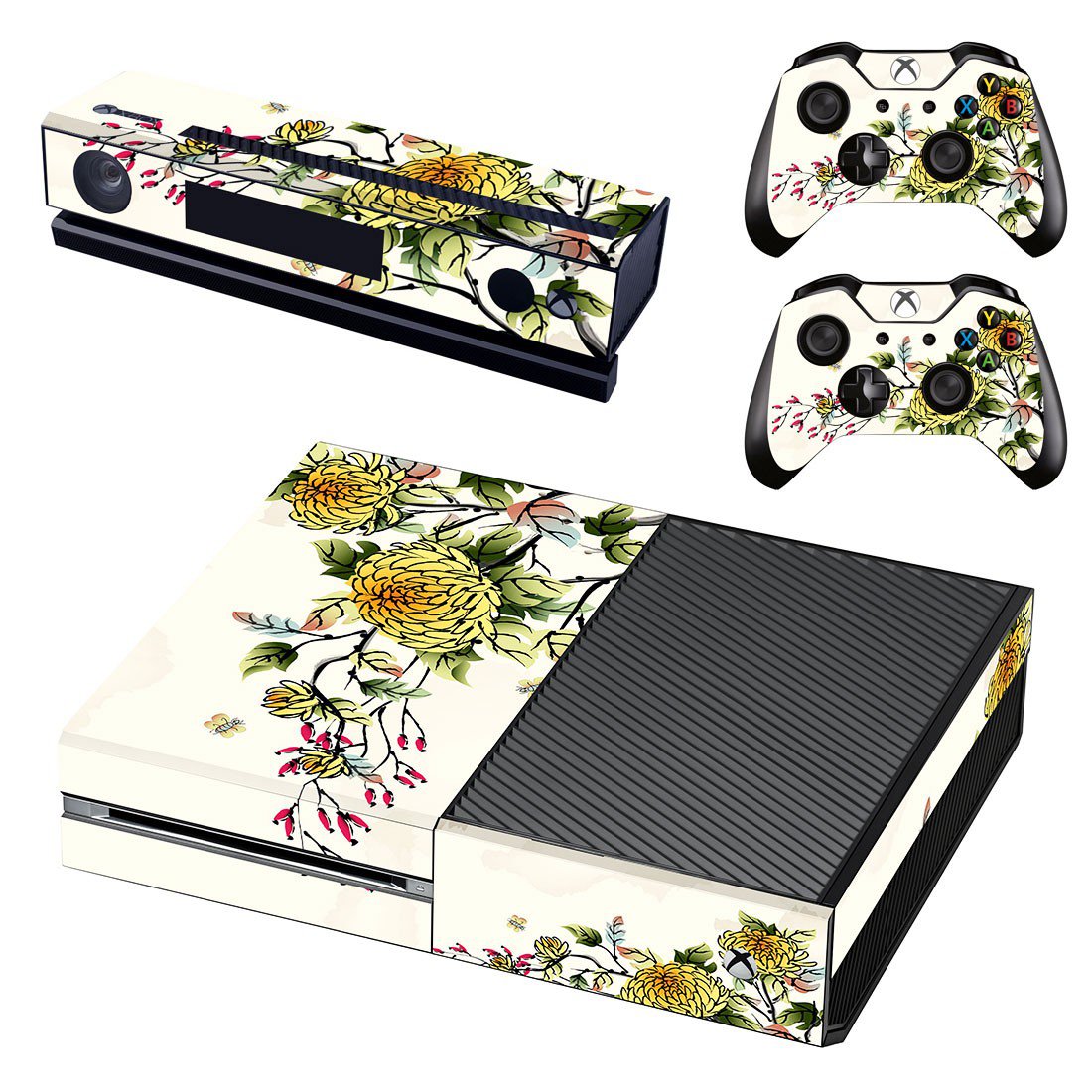 Xbox One And Controllers Skin Sticker - Flower