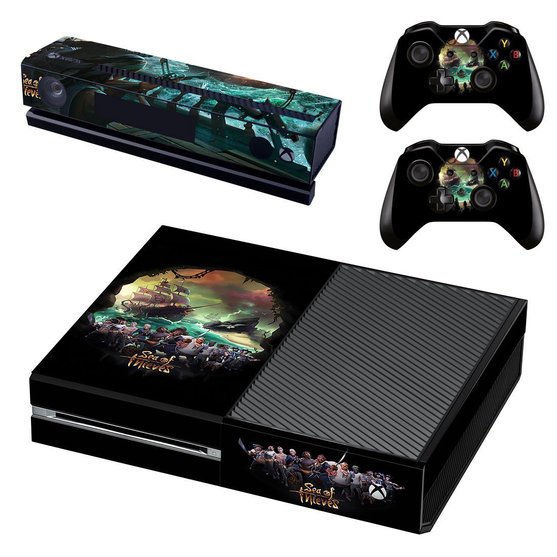 Xbox One And Controllers Skin Sticker - Sea of Thieves