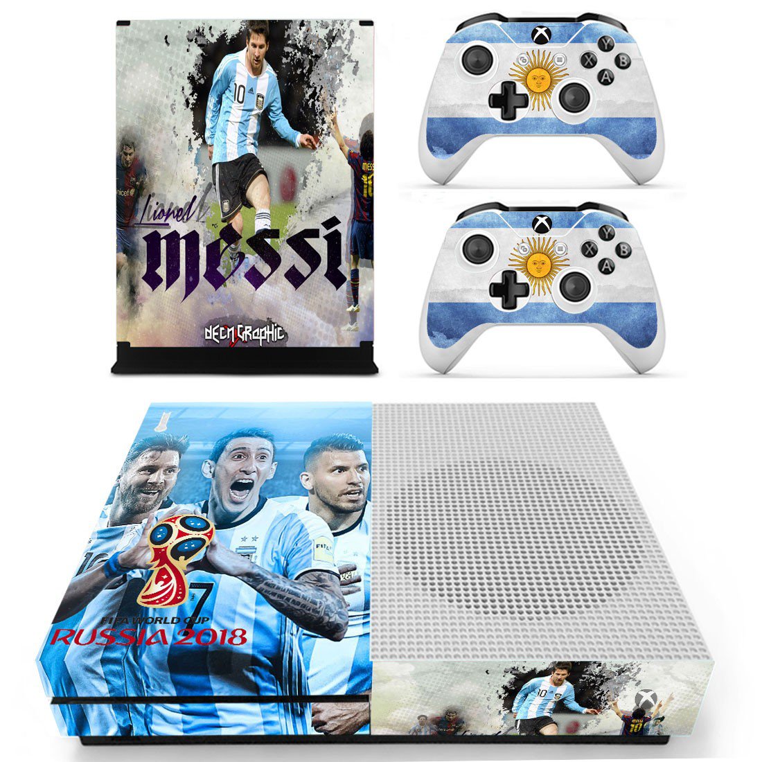 Xbox One S Skin Cover - 2018 FIFA World Cup Messi