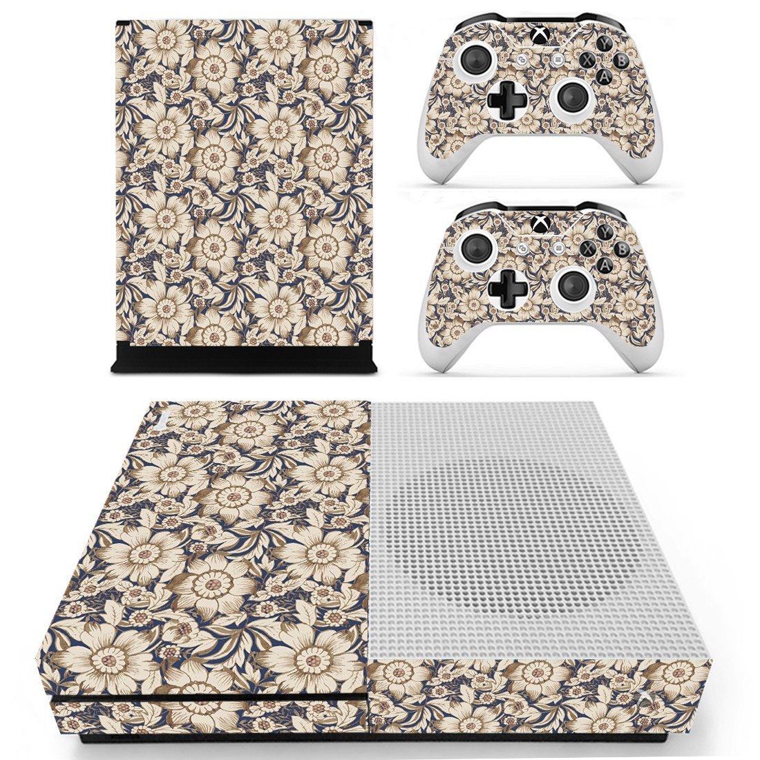 Xbox One S Skin Cover - Floral Pattern