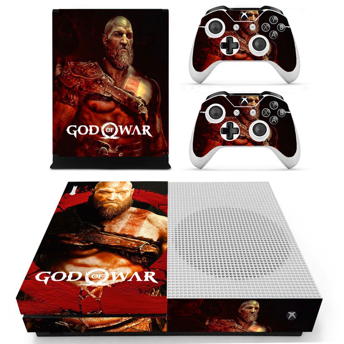 Xbox One S Skin Cover - God of War 4