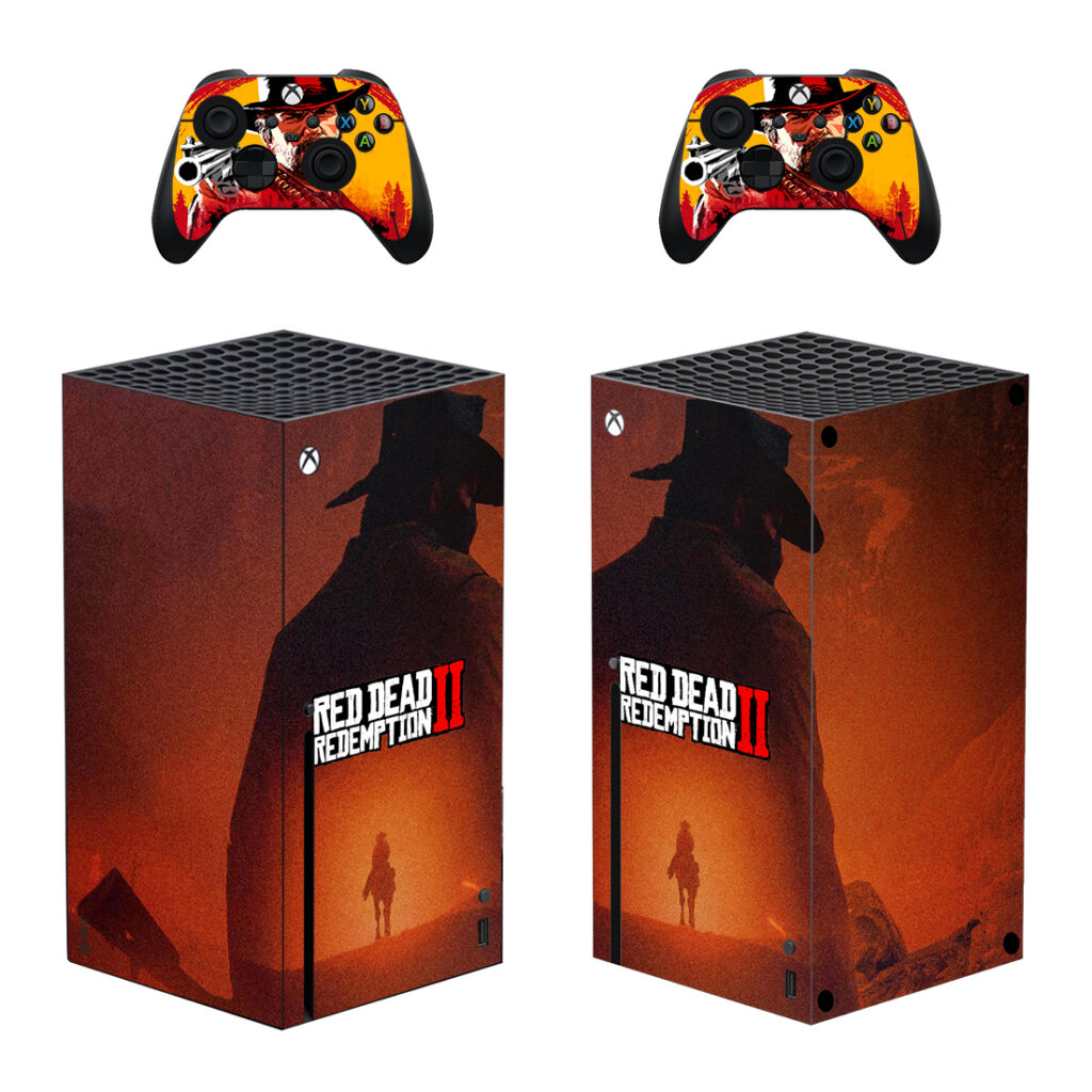 Red Dead Redemption 2 Xbox Series X Skin Sticker Decal - Design 2 ...