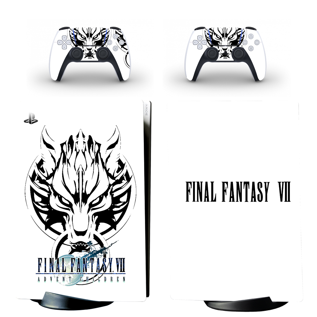 Final Fantasy VII PS5 Digital Edition Skin Sticker Decal - ConsoleSkins.co