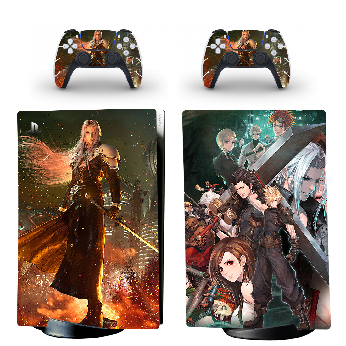 Final Fantasy VII PS5 Digital Edition Skin Sticker Decal - ConsoleSkins.co, final  fantasy 7 remake xbox 