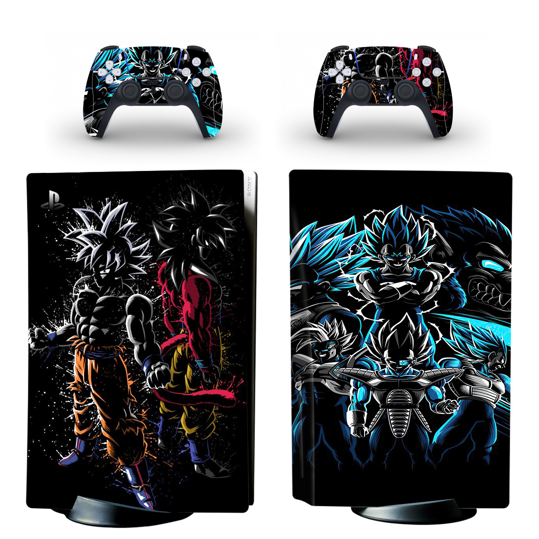 Dragon Ball Z PS5 Skin Sticker For PlayStation 5 And Controllers Design 14