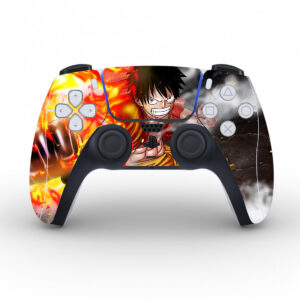 One Piece Luffy Wallpaper PS5 Controller Skin Sticker Decal Cover