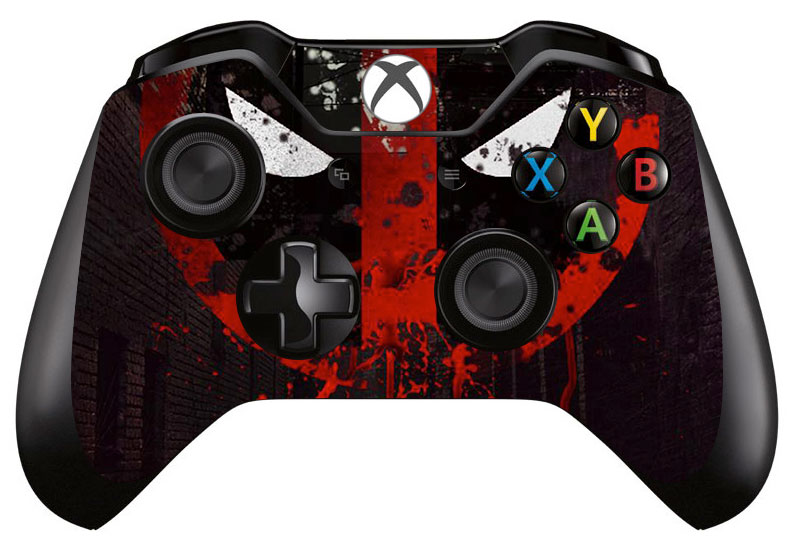 Deadpool Xbox One Controller Skin Sticker Decal ConsoleSkins.co