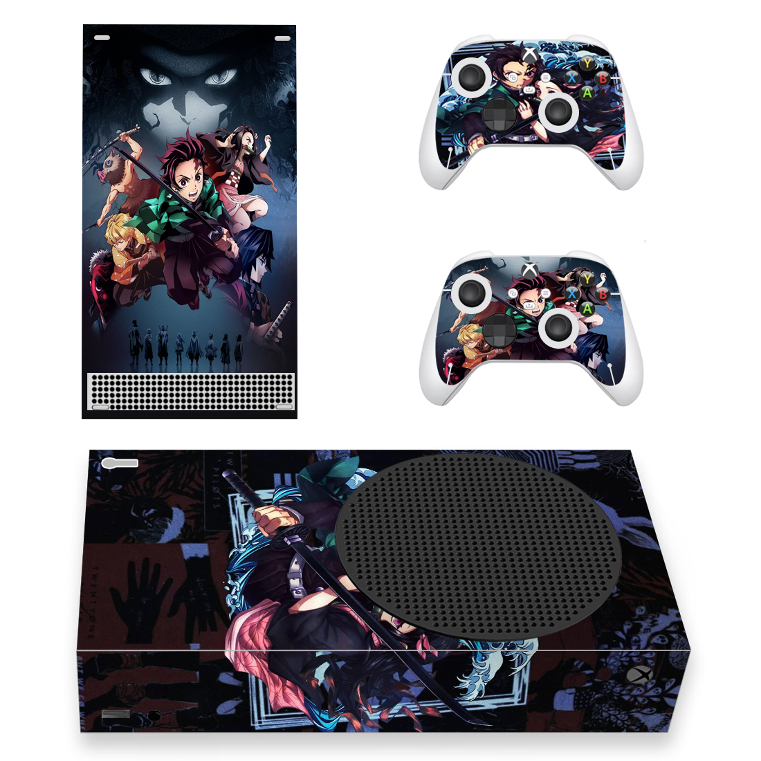 Demon Slayer Kimetsu No Yaiba Xbox Series S Skin Sticker Decal