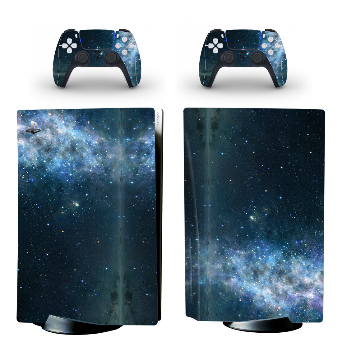 Milky Way Galaxy Skin Sticker For PlayStation 5 And Controllers