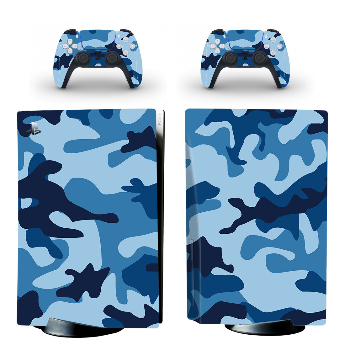 Sea Camouflage Skin Sticker Decal For PlayStation 5
