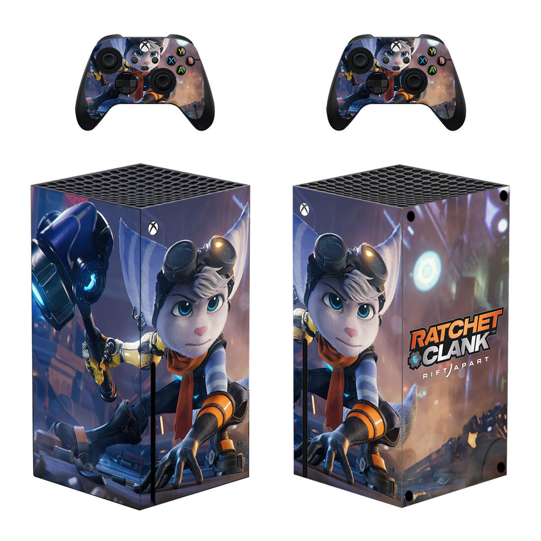 Ratchet And Clank Xbox Series X Skin Sticker Decal