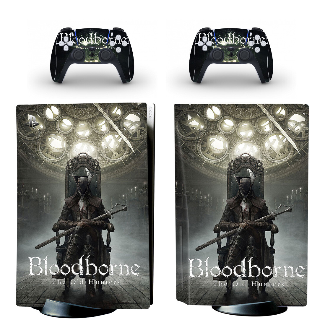 Bloodborne The Old Hunters Skin Sticker Decal For PlayStation 5