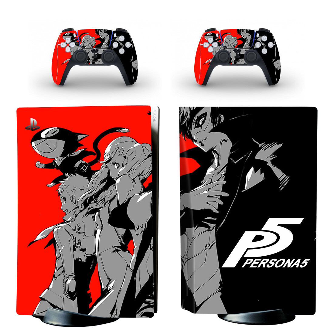 Persona 5 Skin Sticker For PS5 Skin And Controllers