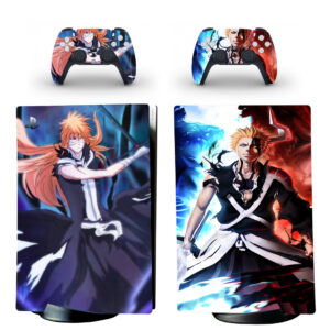 Bleach AMV Skin Sticker Decal For PS5 Digital Edition And Controllers