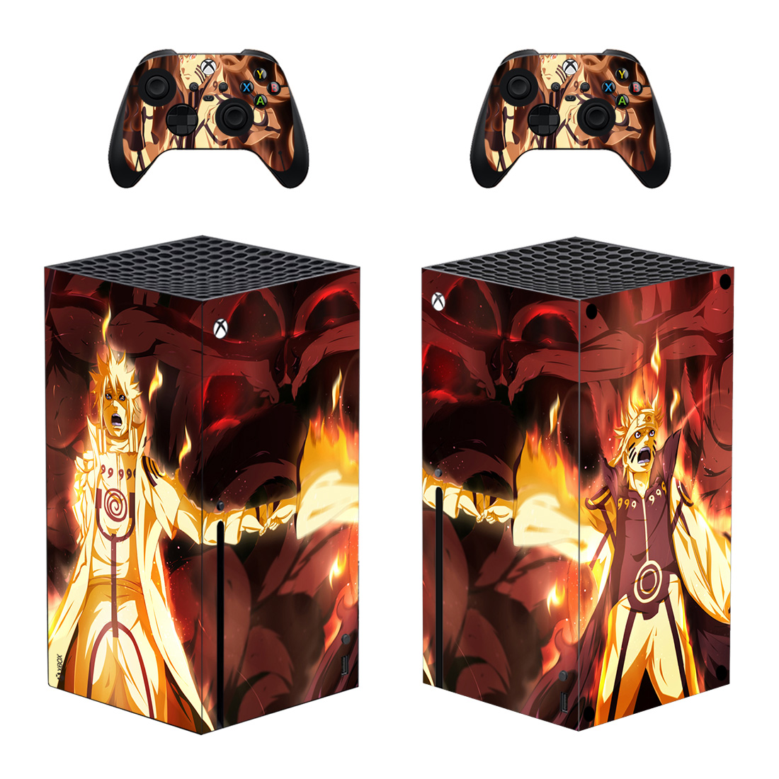 Minato And Naruto Nine Skin Sticker For Xbox Series X And Controllers