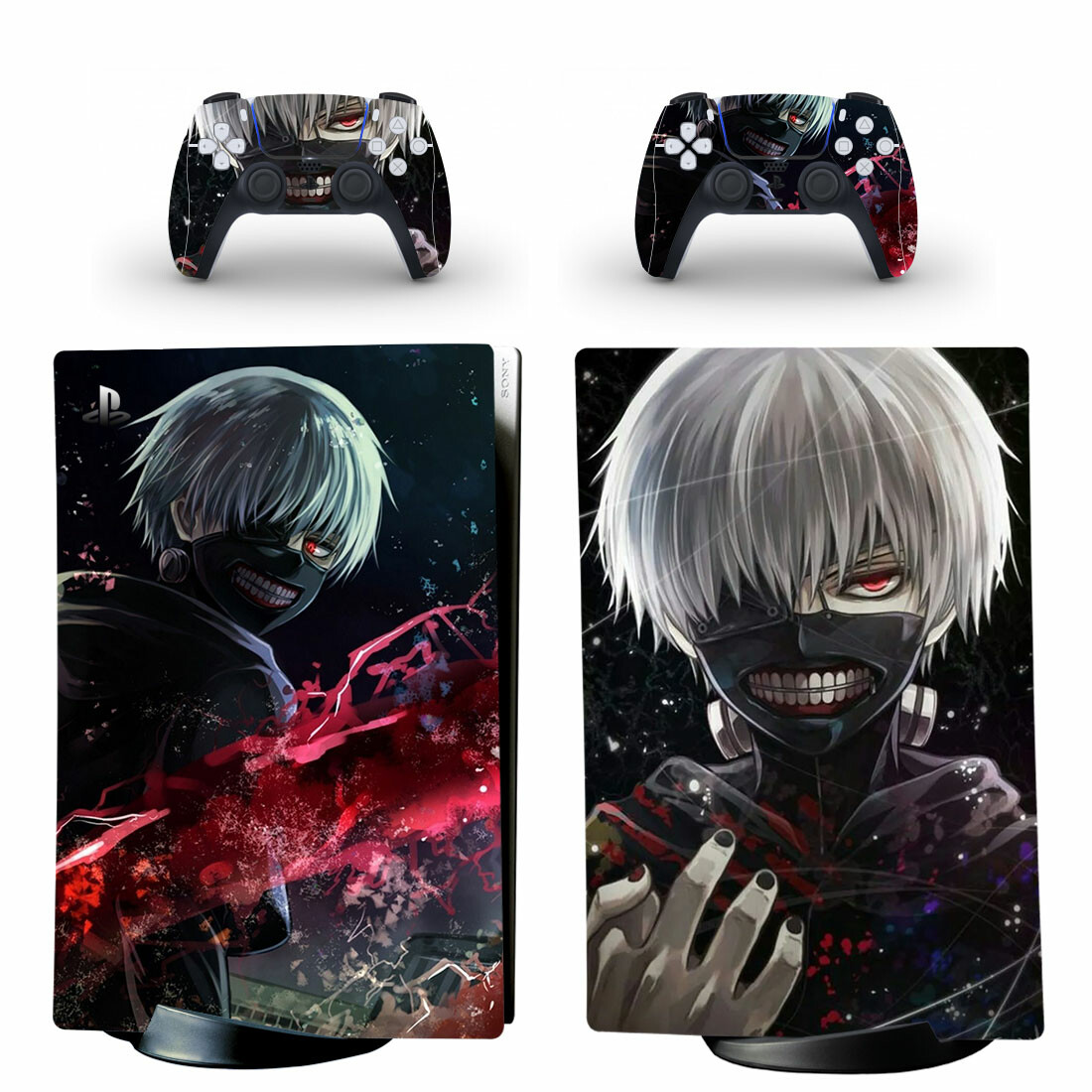 Tokyo Ghoul Skin Sticker Decal For PS5 Digital Edition Design 1