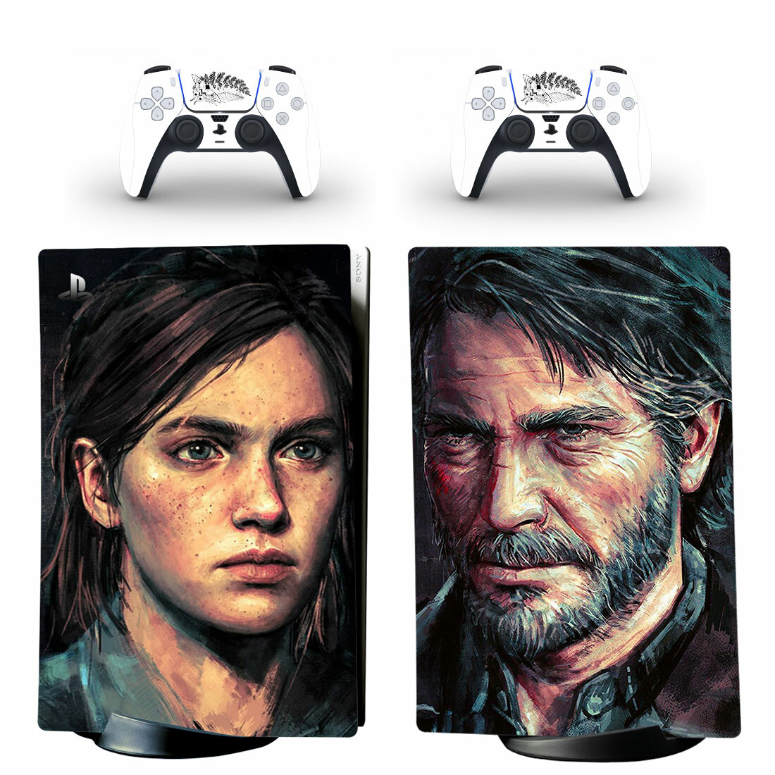 The Last Of Us II Skin Sticker Decal For PS5 Digital Edition And Controllers