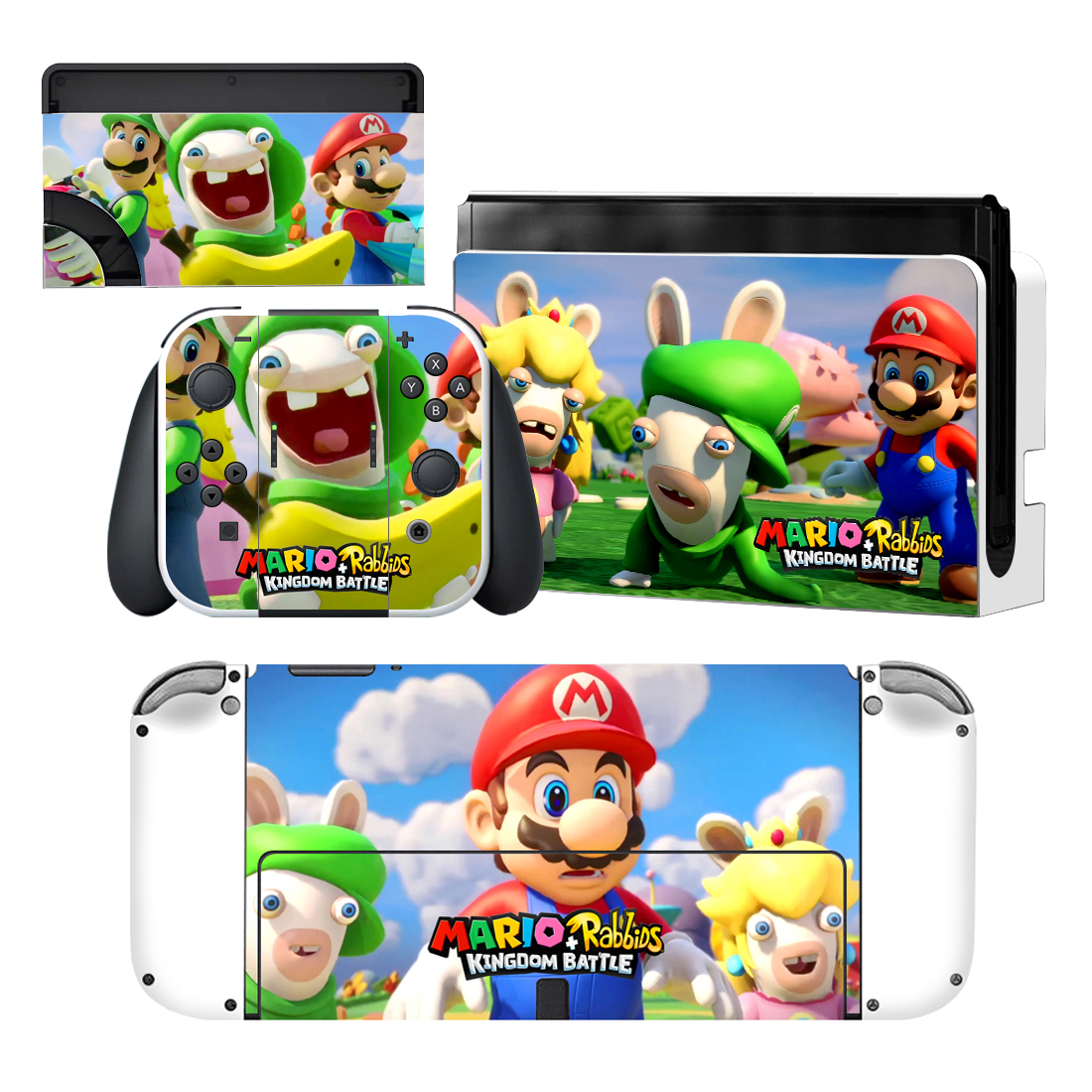 Mario Rabbids Nintendo Switch OLED Skin Sticker Decal Design 1