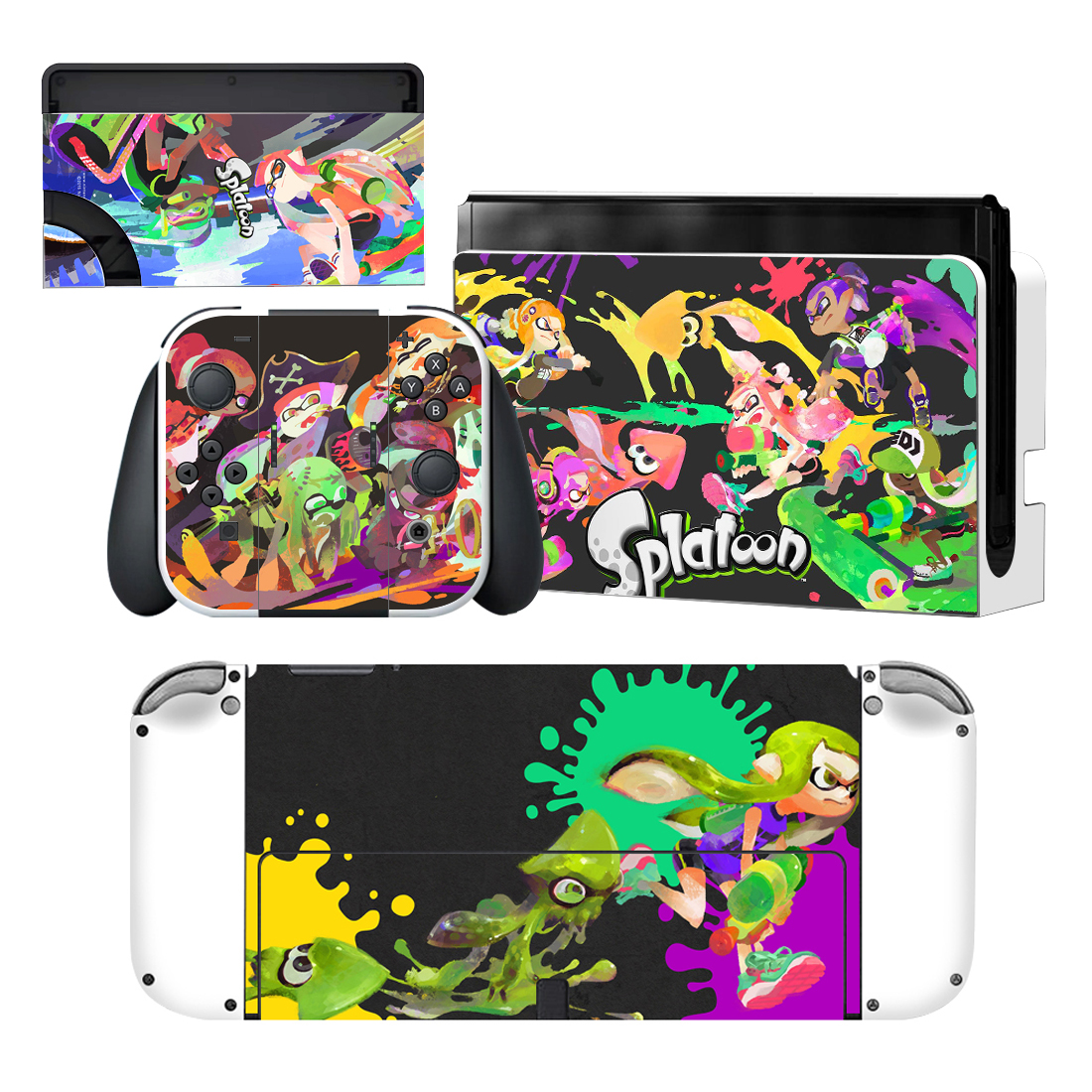 Splatoon Nintendo Switch OLED Skin Sticker Decal