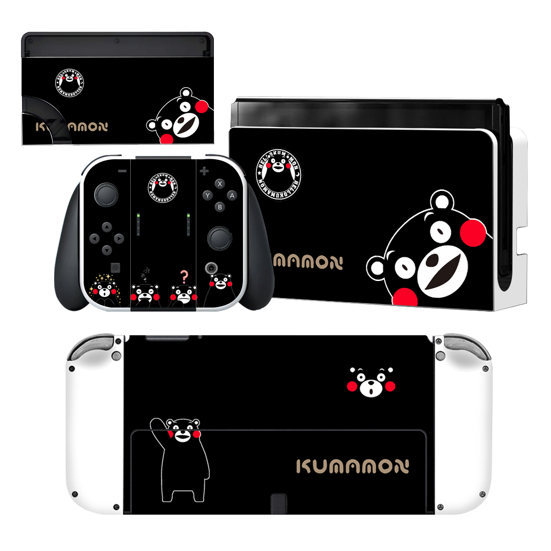 Kumamon Bear Nintendo Switch OLED Skin Sticker Decal