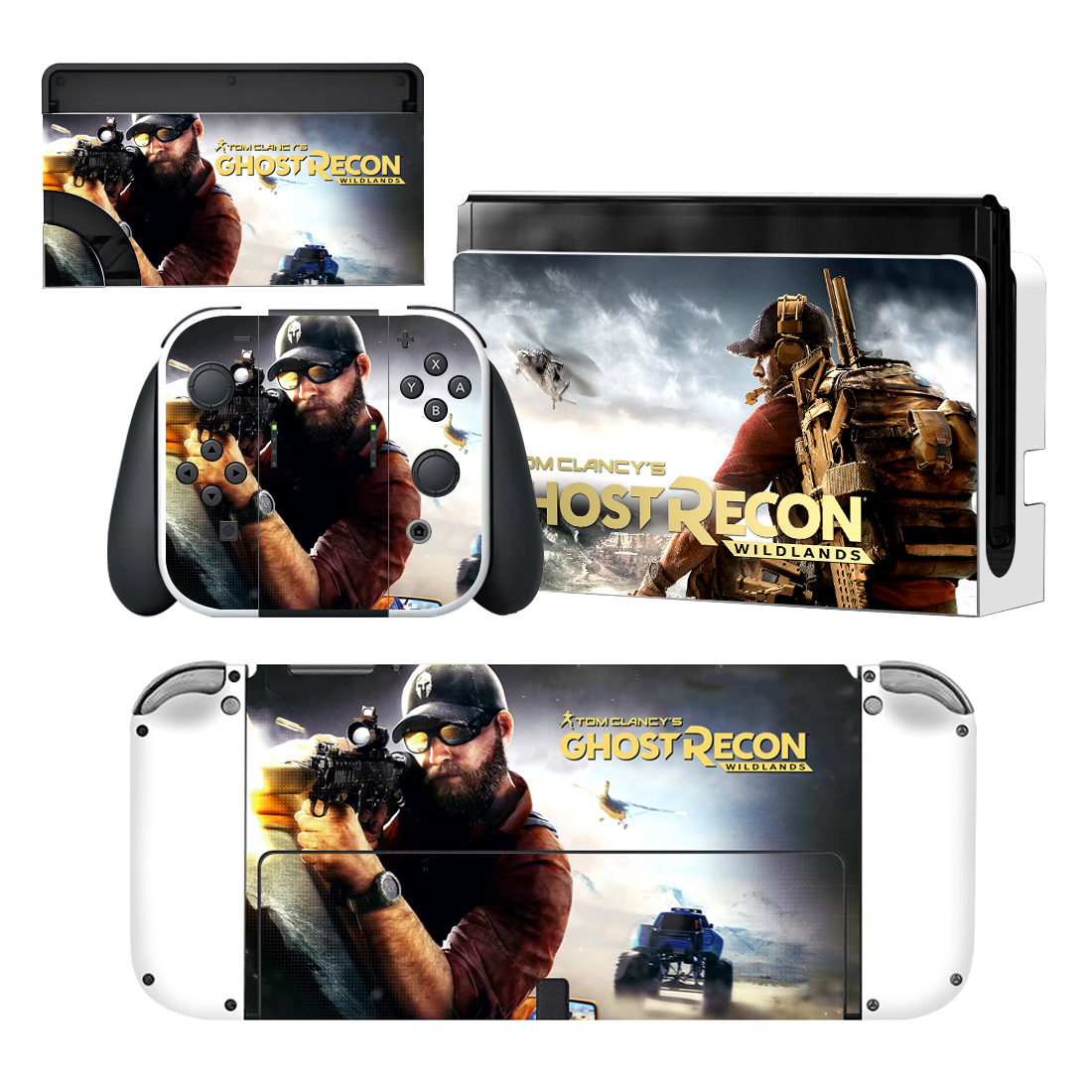 Ghost Recon Nintendo Switch OLED Skin Sticker Decal