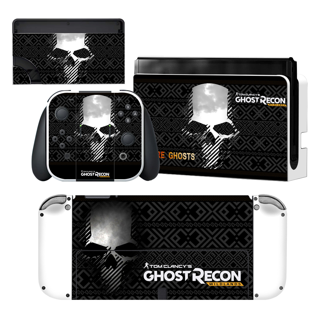 Ghost Recon Skin Sticker For Nintendo Switch OLED Design 1
