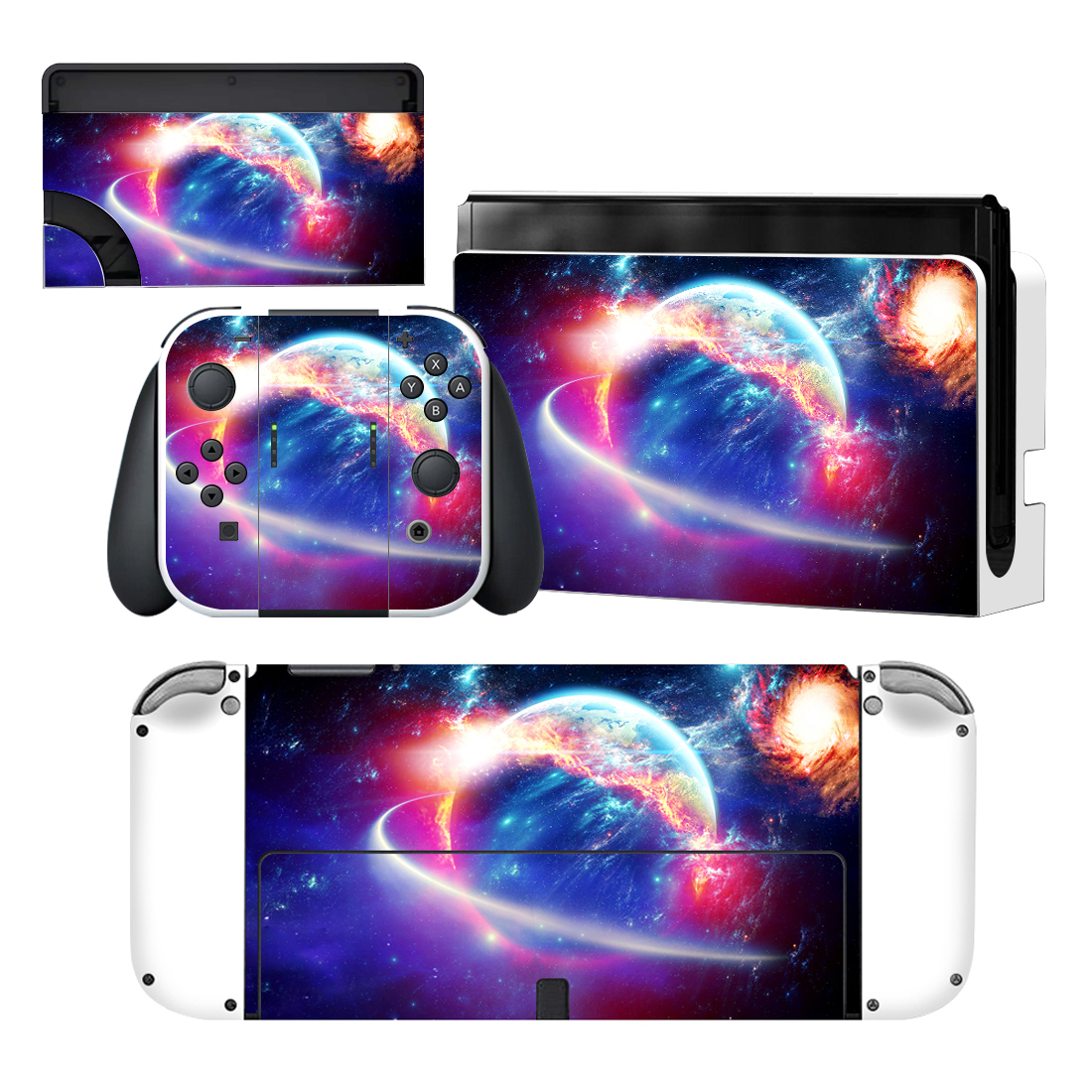 Space Planet Nintendo Switch OLED Skin Sticker Decal 