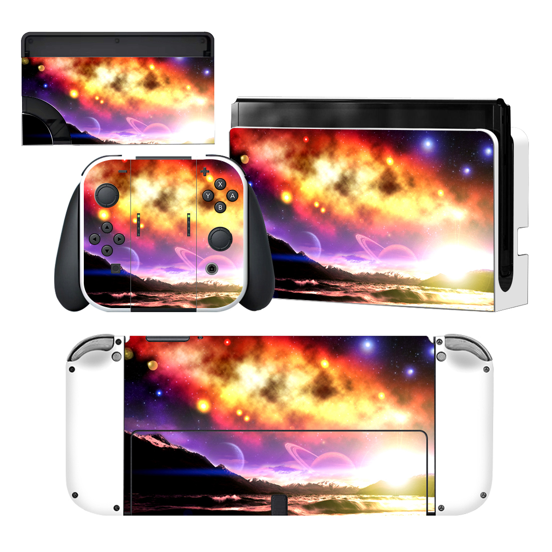 Space Nintendo Switch OLED Skin Sticker Decal