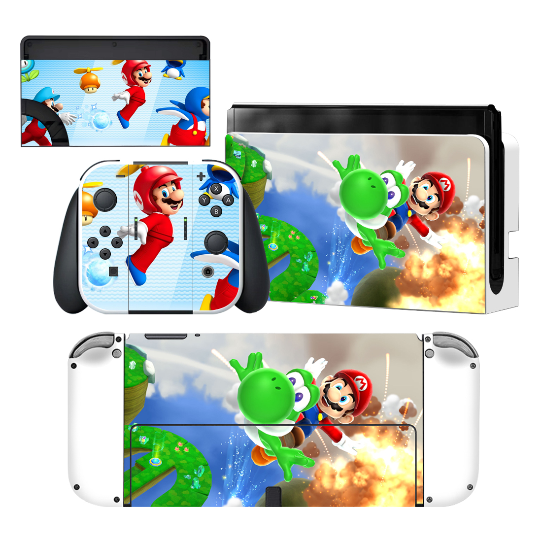 Super Mario Skin Sticker For Nintendo Switch OLED Design 1