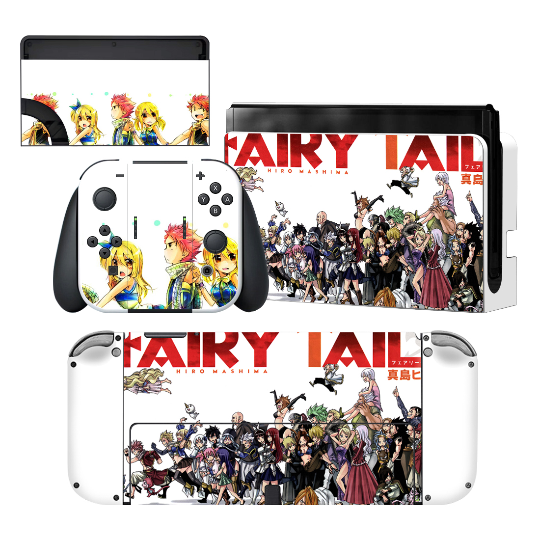 Fairy Tail Nintendo Switch OLED Skin Sticker Decal Design 2