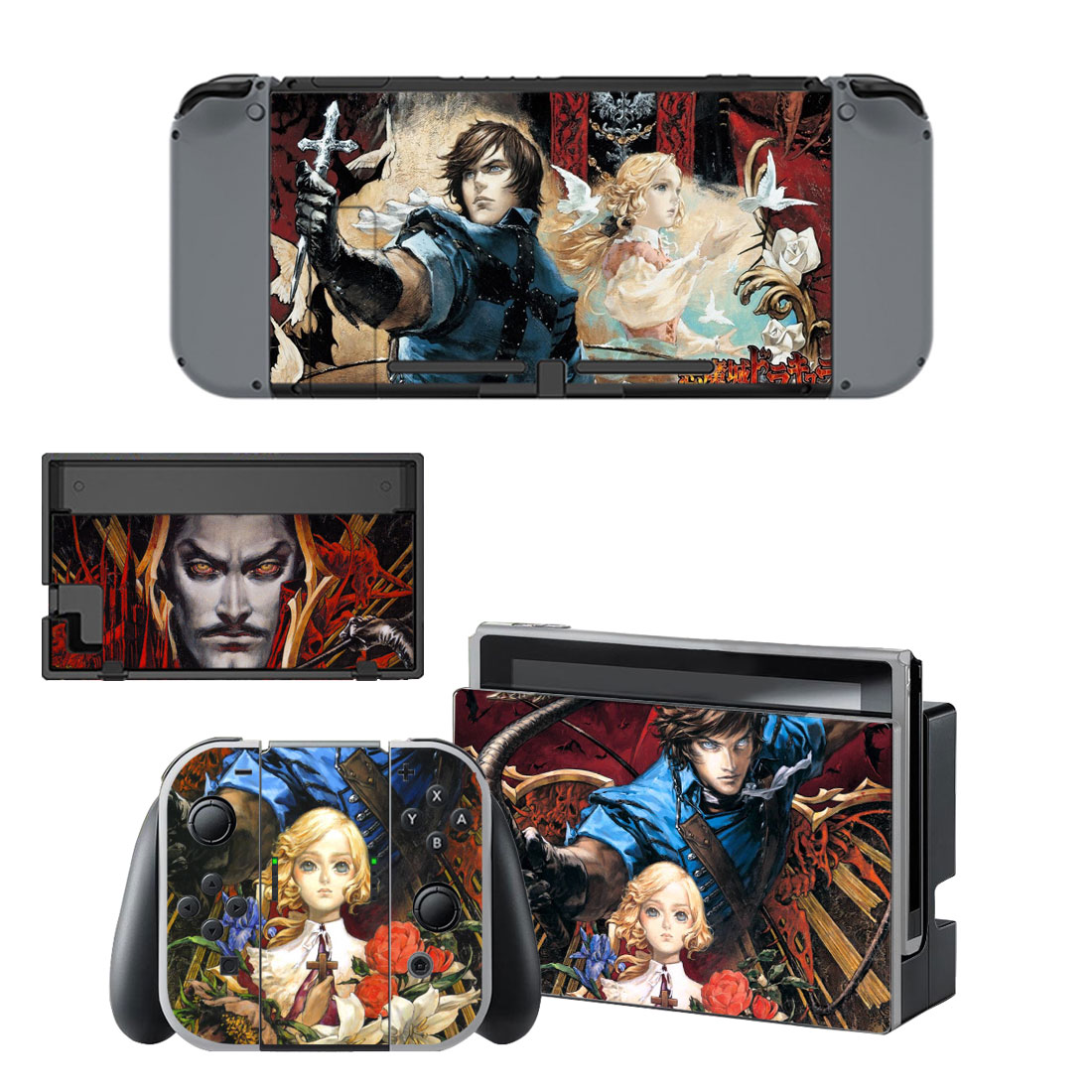 Castlevania The Dracula X Chronicles Skin Sticker For Nintendo Switch