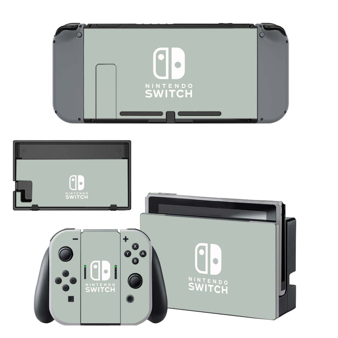 Pure Blue color Skin Sticker For Nintendo Switch