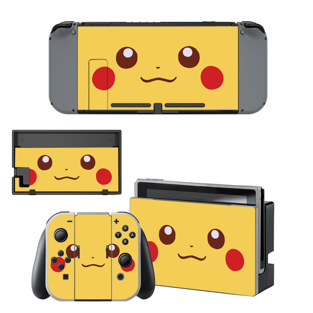 Pokemon Pikachu Skin Sticker For Nintendo Switch