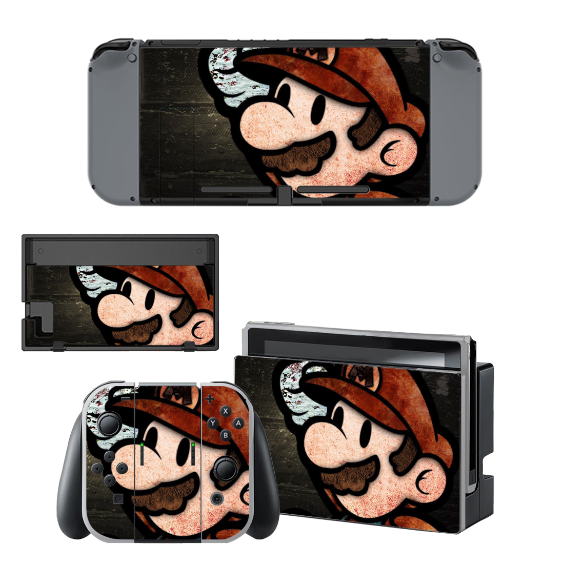 Super Mario Skin Sticker For Nintendo Switch 