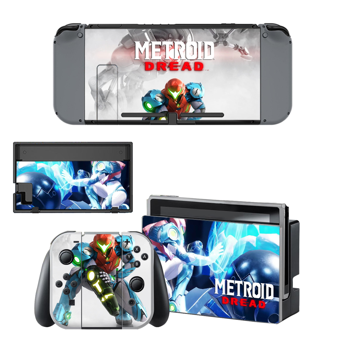 Metroid Dread Skin Sticker For Nintendo Switch