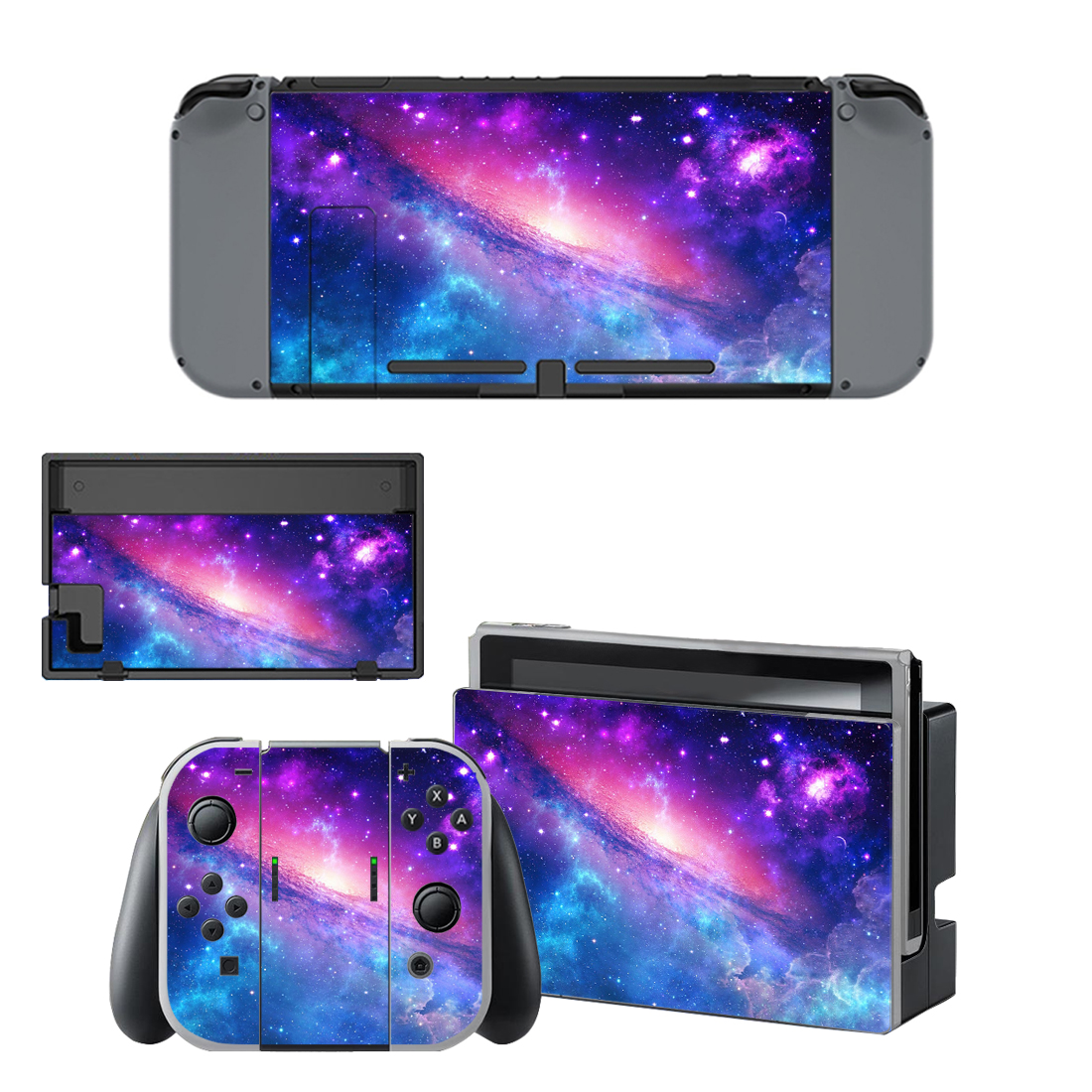 Milky Way Galaxy Nintendo Switch Skin Sticker Decal