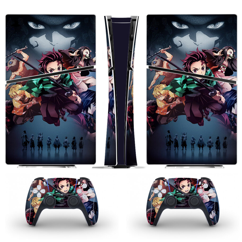 Demon Slayer: Kimetsu No Yaiba PS5 Slim Skin Sticker Decal ...