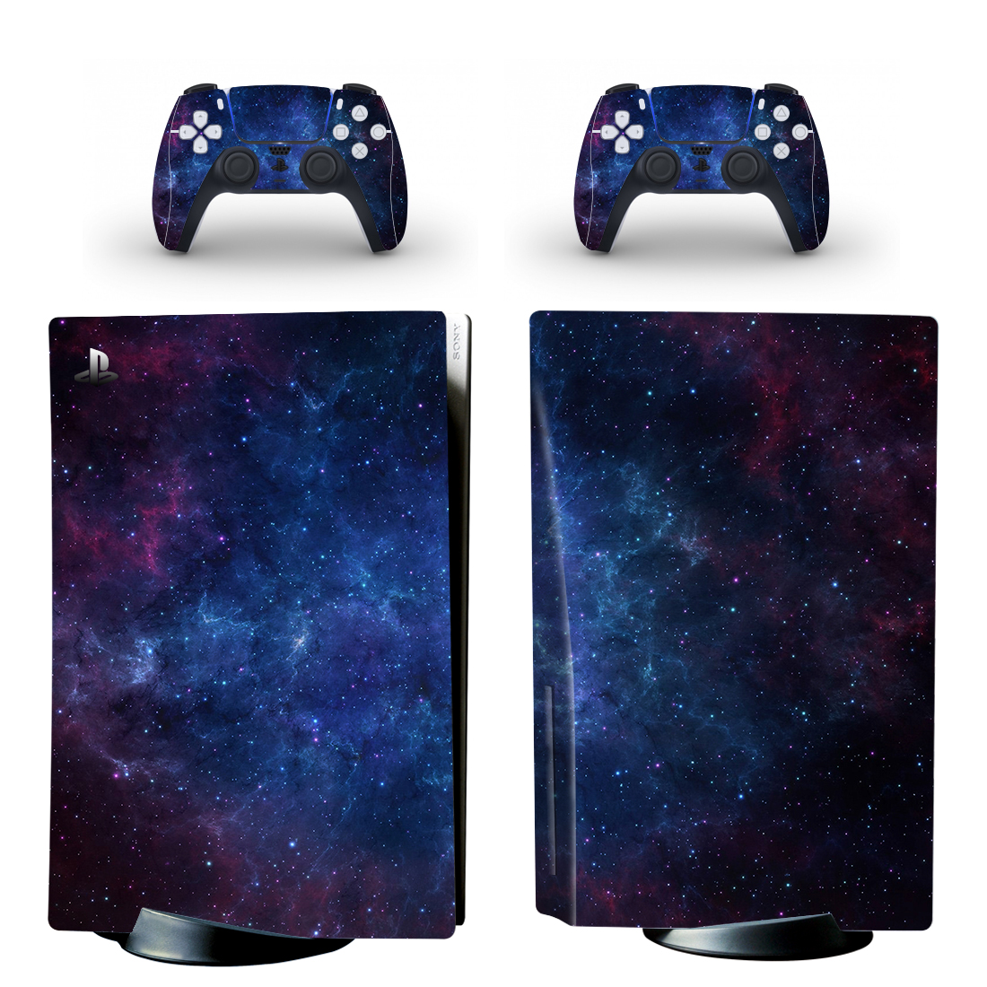 Nebula Purple Galaxy PS5 Skin Sticker