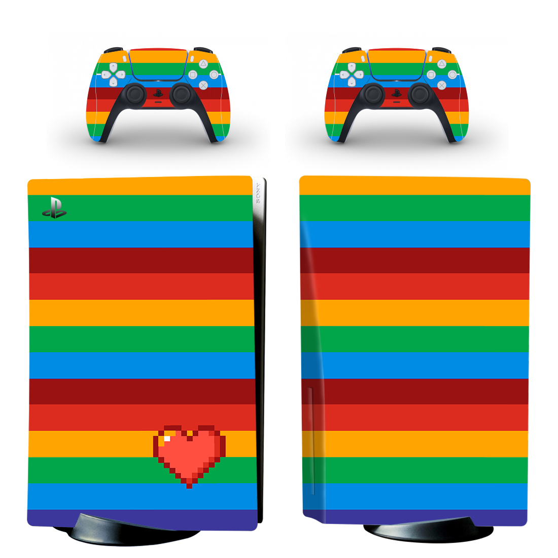 Rainbow Flag PS5 Skin Sticker