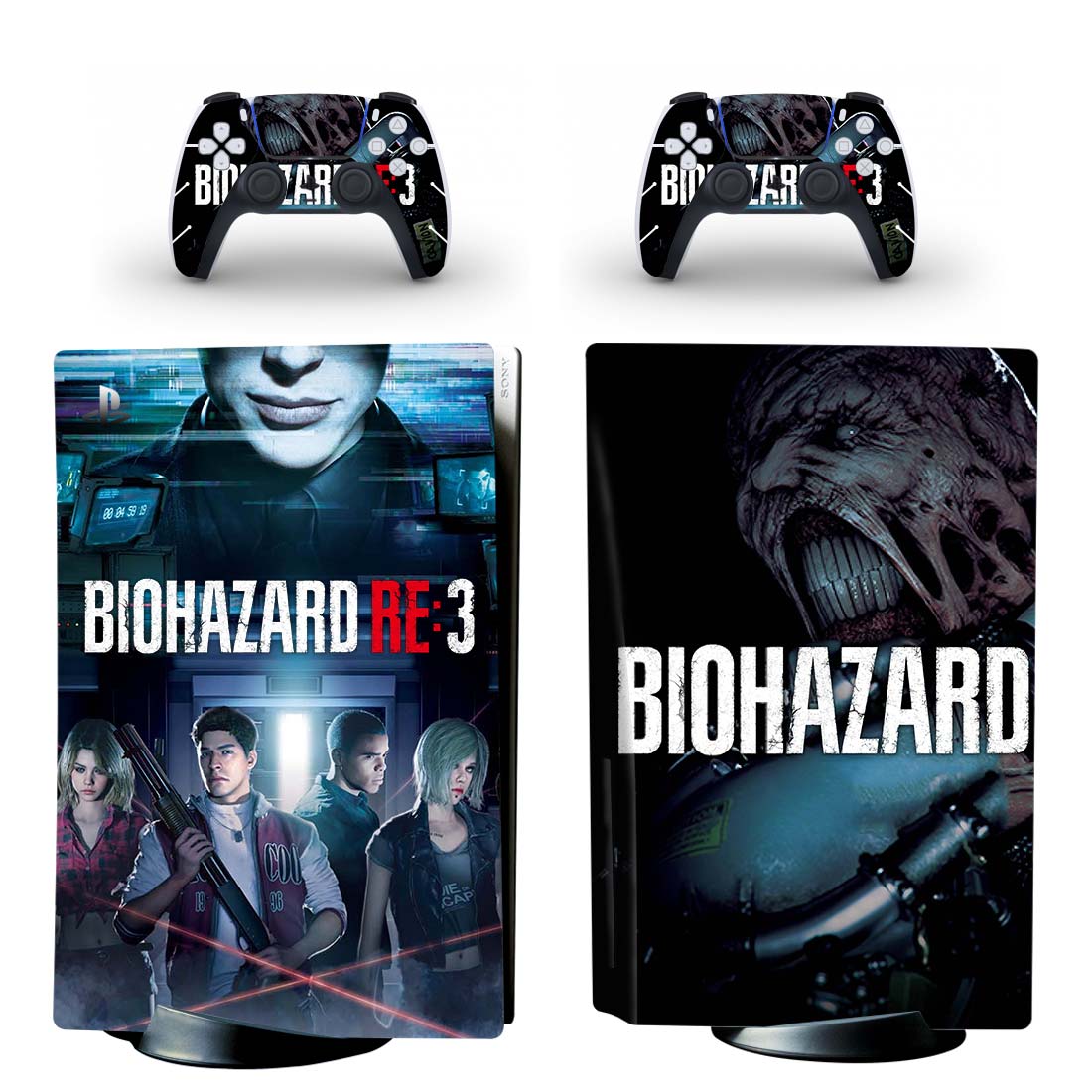 Biohazard Resident Evil: 3 PS5 Skin Sticker